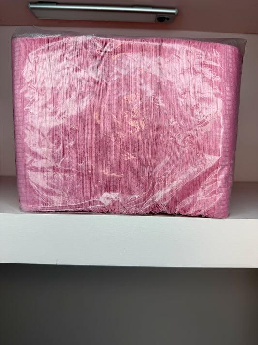 Pink 152 Pack Dental Bib